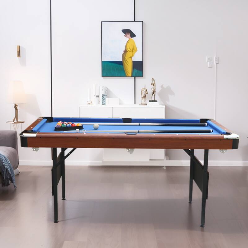 5.5 FT Billiards Table, Stable Pool Table,Portable Pool Billard Table - 5.5FT