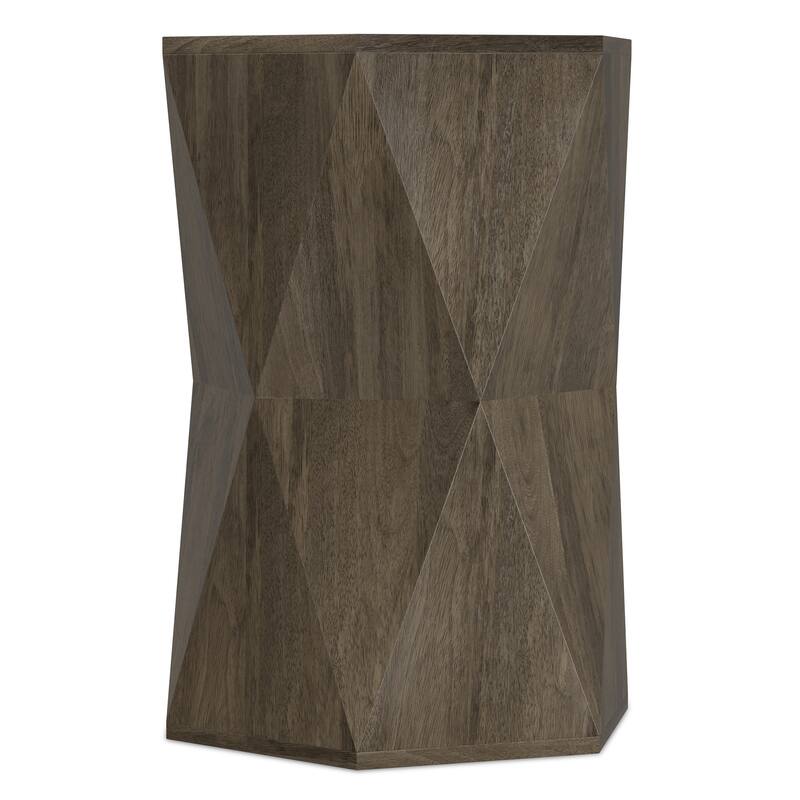 WyndenHall Jerome 16 inch Wide Solid Mango Contemporary End Table & Fully Assembled - 16"W x 16"D x 22"H