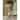 Brown or Light Brown Wood Lighthouse Style Decorative Indoor Outdoor Candle Lantern with Black Ring Handle