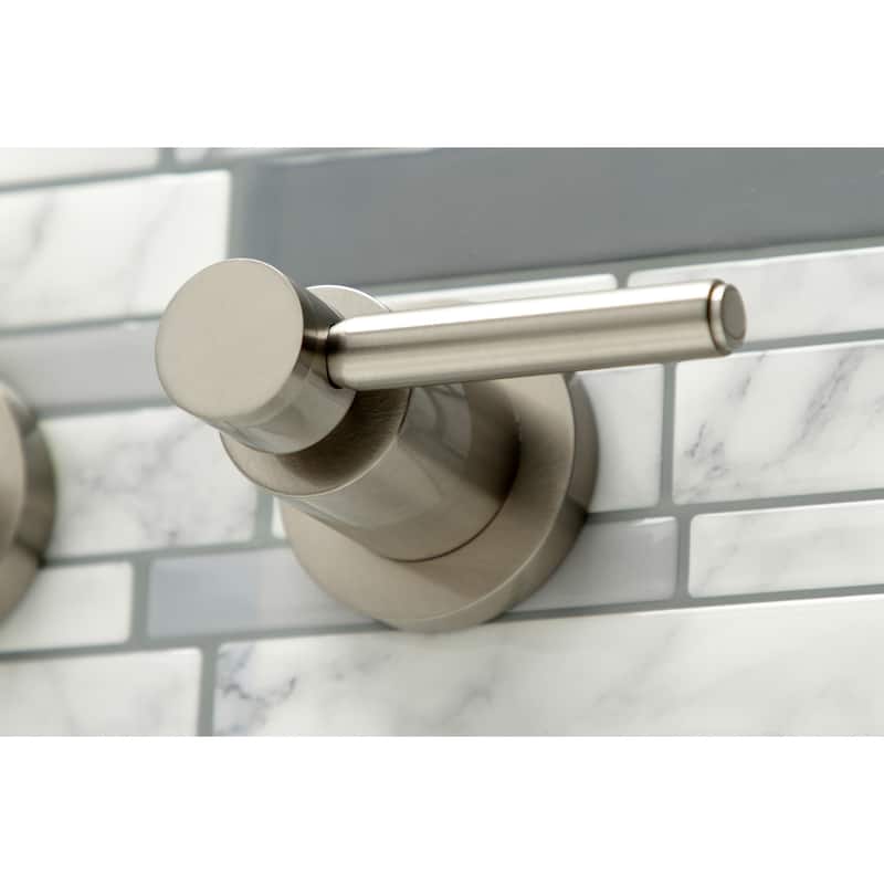 Kingston Brass Concord 3-Hole Wall Mount Roman Tub Faucet
