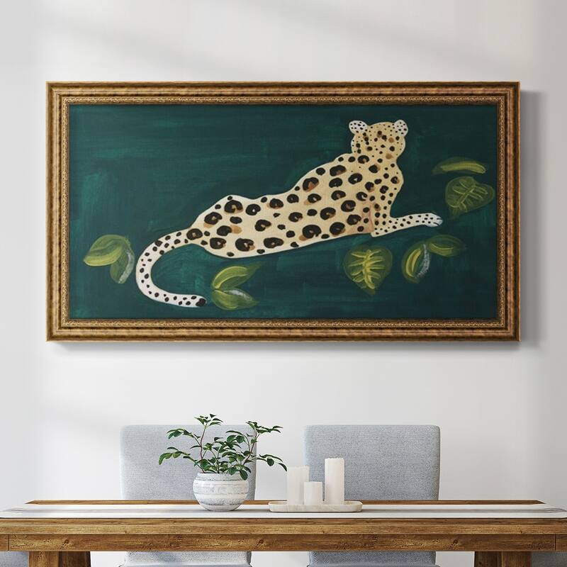 Lethargic Leopard I Premium Framed Canvas- Ready to Hang