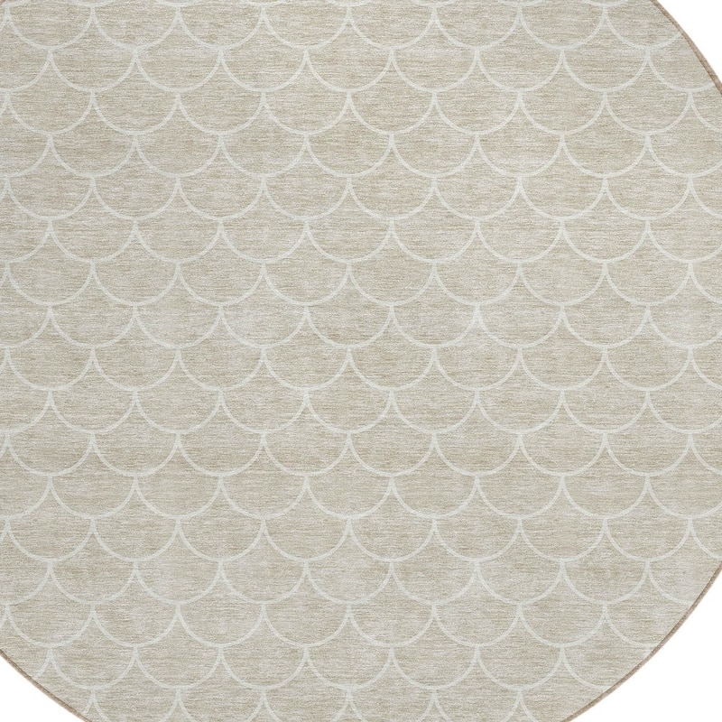 HomeRoots Geometric Transitional Rectangle Outdoor Rug