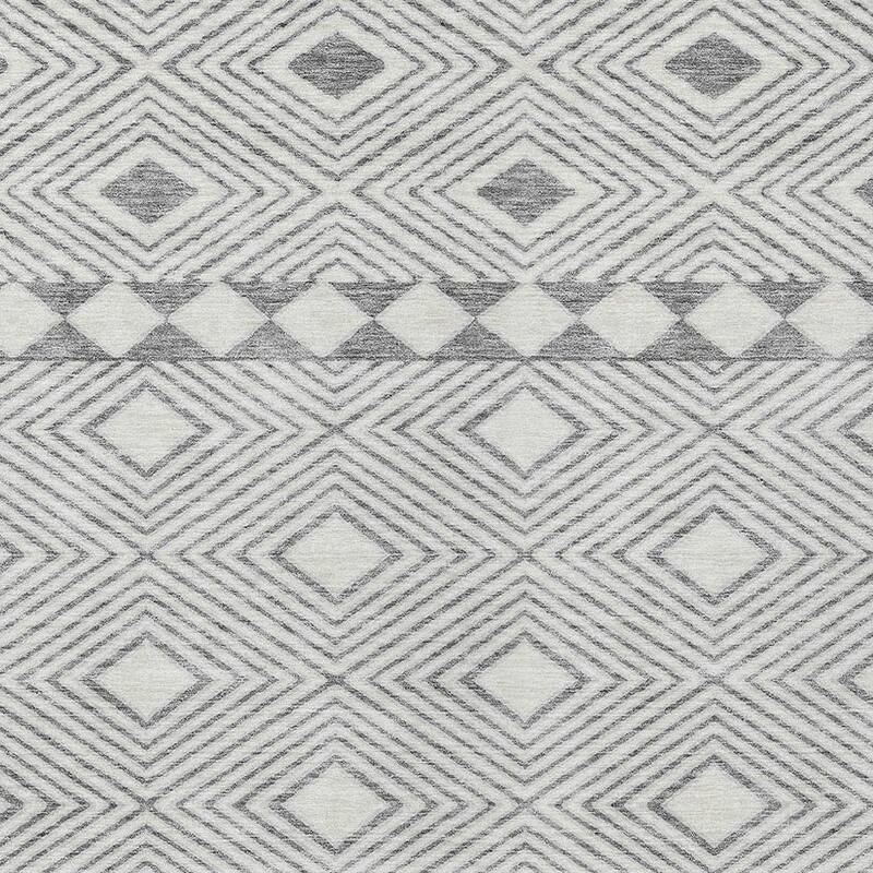 HomeRoots Geometric Transitional Rectangle Outdoor Rug