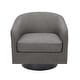 preview thumbnail 79 of 143, Modern 360°Swivel Accent Chairs Barrel Armchairs