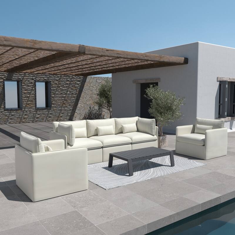 Simon 6pc Multi-Chair Seating Set