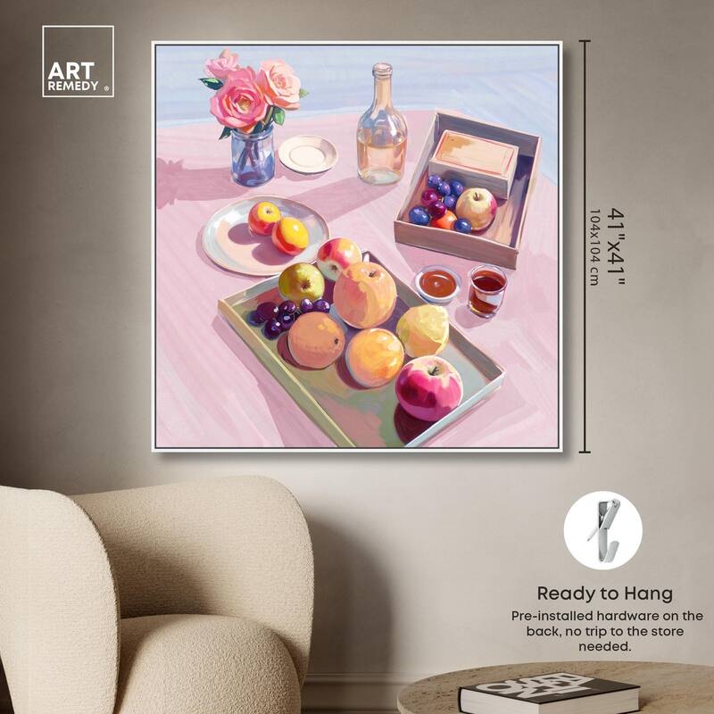 Fresh Fruits Canvas by Art Remedy
