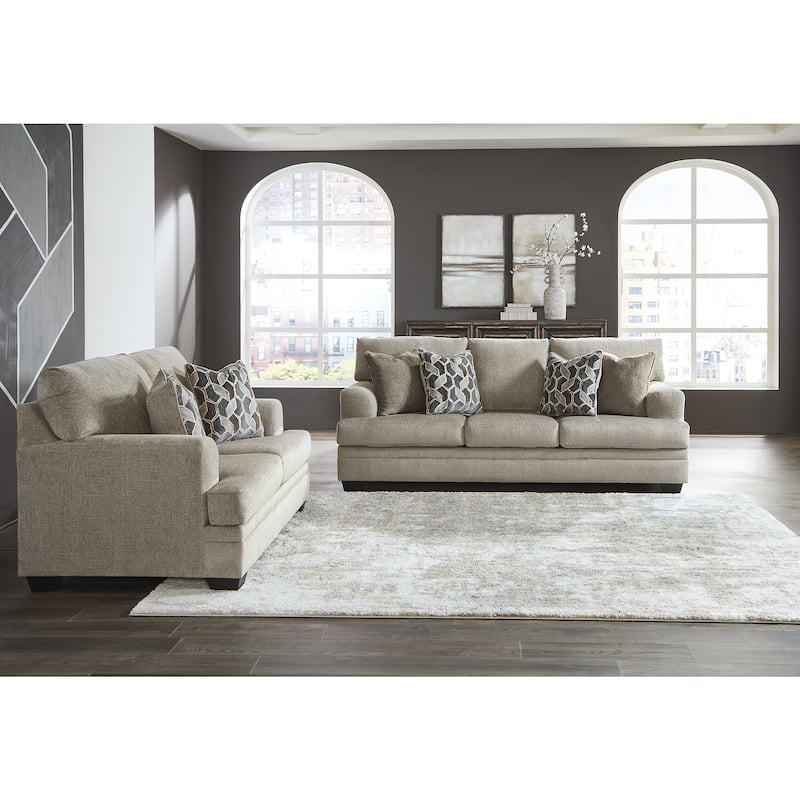 Signature Design by Ashley Stonemeade 2-Piece Upholstery Package - 92"W x 41"D x 39"H - Beige