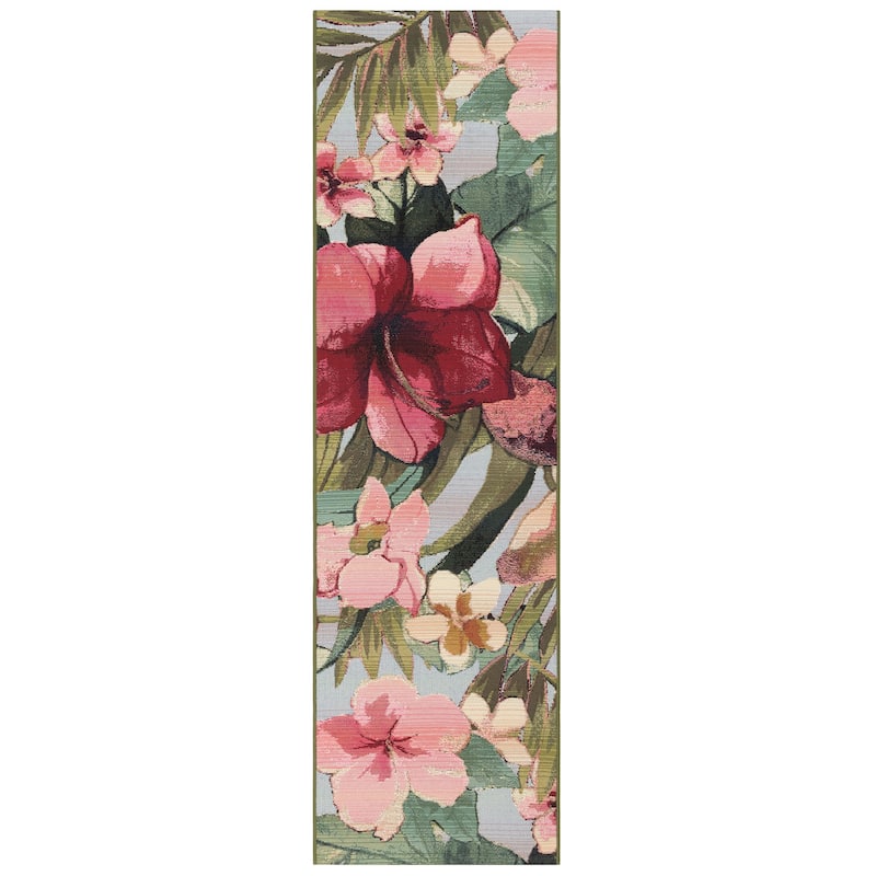 Liora Manne Marina Tropical Floral Indoor/Outdoor Rug