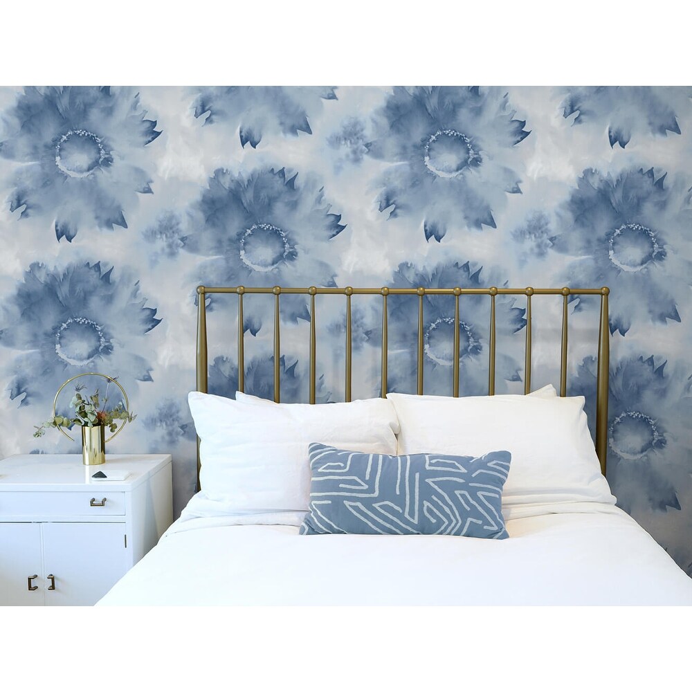 Shop Nextwall Watercolor Sunflower Peel And Stick Removable