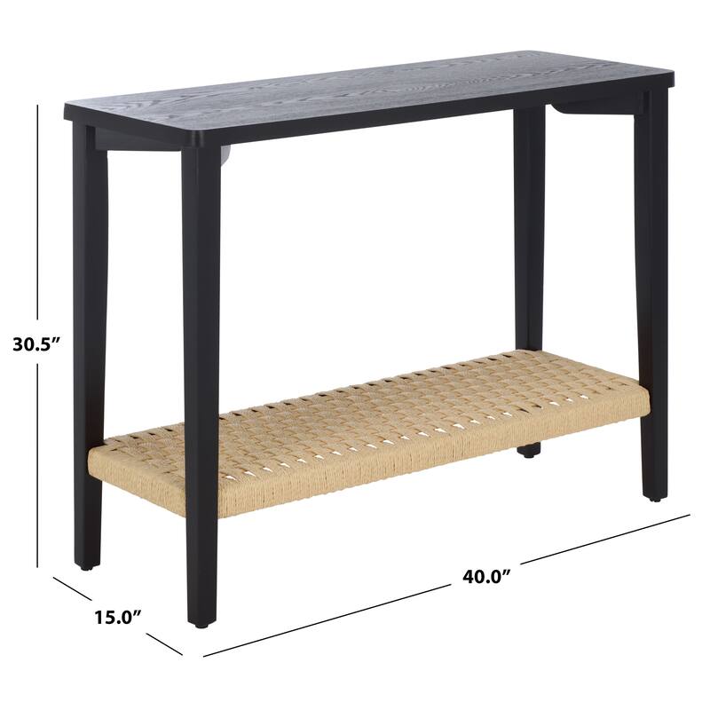 SAFAVIEH Home Chasu 1-Shelf Console Table - 40"W x 15"D x 31"H
