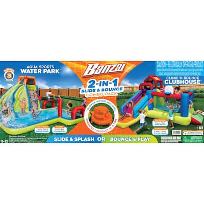 2-in1 Ultimate Combo Pack Bouncer Water Parks - Orange