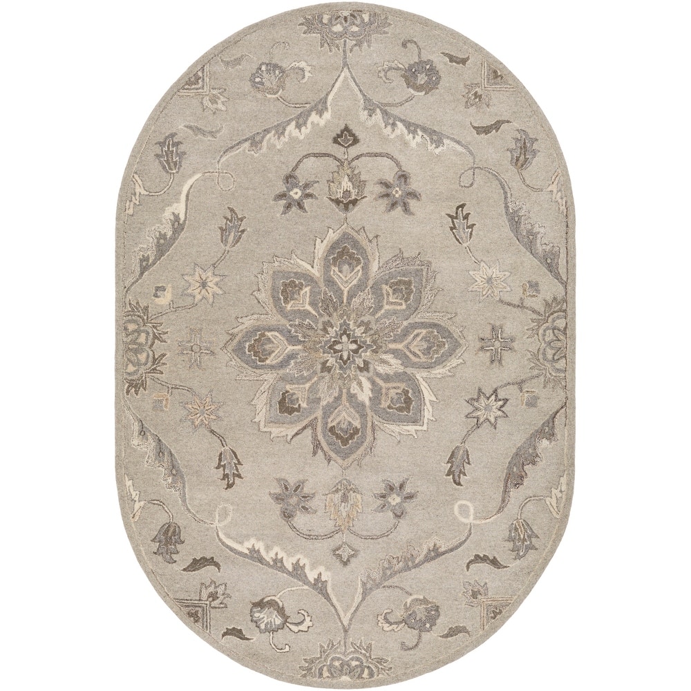 Livabliss Traditional Caesar Floral & Botanical Area Rug