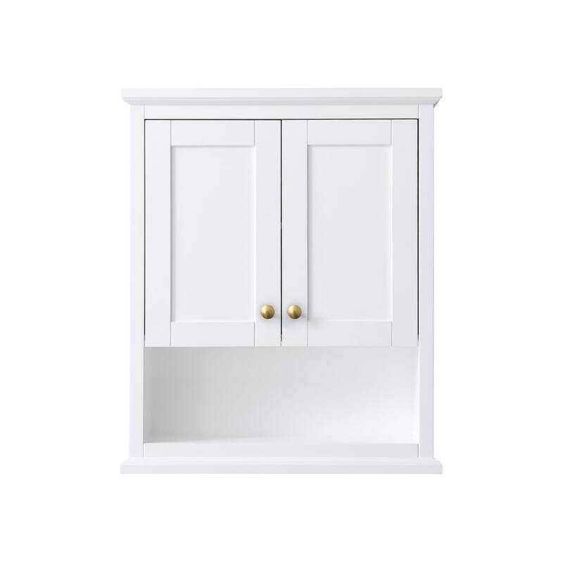 Wyndham Collection Avery 30" Wood Wall Mounted Bathroom Cabinet