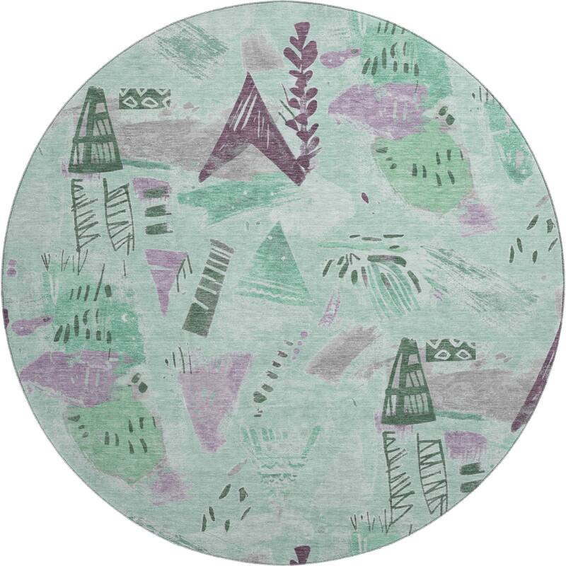 Premium Washable Super Soft Abstract Fragments Mayfield Rug
