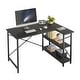 preview thumbnail 108 of 113, Small L Shaped Desk with Storage Shelves Corner Computer Desk