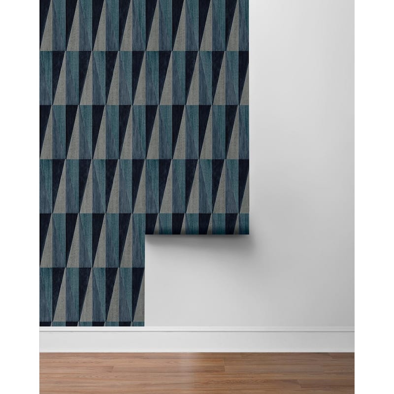 Harry & Grace Pieced Diamonds Peel and Stick Wallpaper