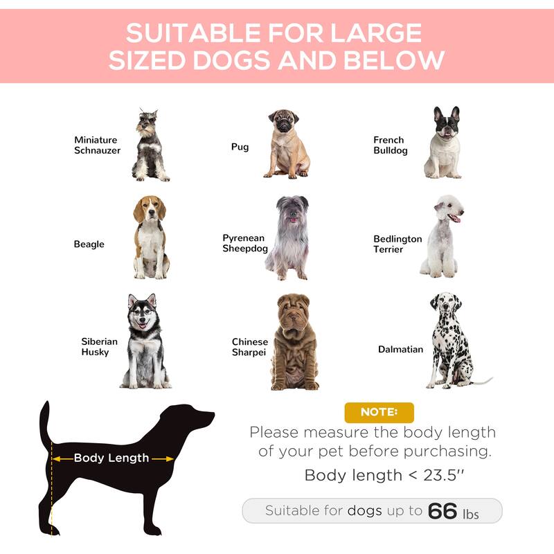 Pawhut 36" x 30" Elevated Dog Bed / Pet Cot