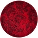 preview thumbnail 76 of 84, SAFAVIEH Adirondack Sierra Vintage Oriental Distressed Rug 8' Round - Red/Black - Round