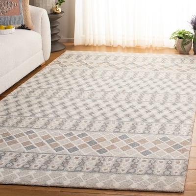 SAFAVIEH Handmade Ebony Annig Contemporary Wool Rug