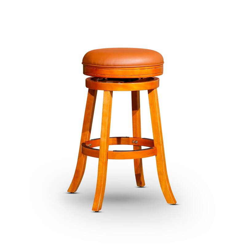 Bar Stool, Saddle Leather Seat