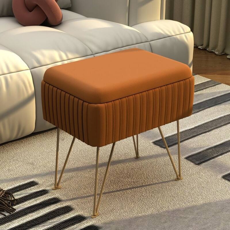 With Storage Small Ottoman