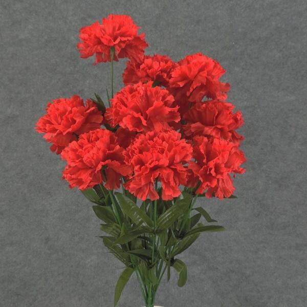 Shop 1 Pc 17 5 Inch Artificial Carnation Bush W 14 Blooms For