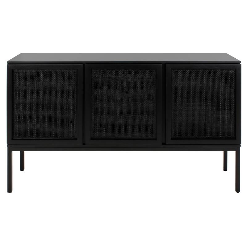 SAFAVIEH Tabetha 2-Shelf Rattan Sideboard - 54 In. W x 15 In. D x 33 In. H - 54Wx15Dx33H