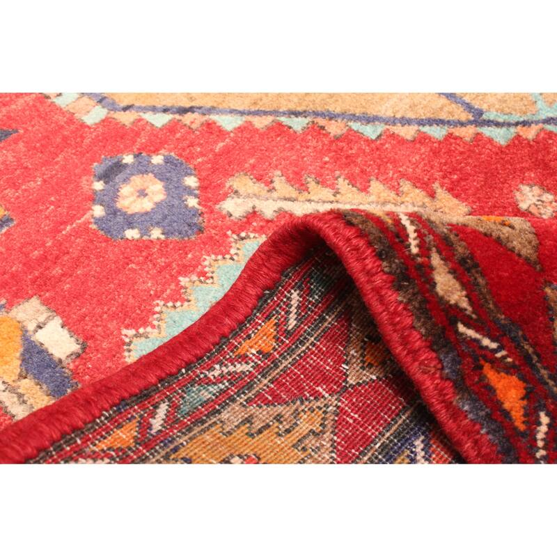 ECARPETGALLERY Hand-knotted Konya Anatolian Red Wool Rug - 5'1 x 6'8