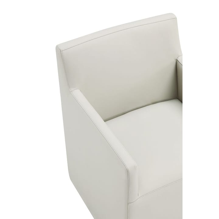 Manhattan Comfort Anna Modern Square Faux Leather Dining Armchair