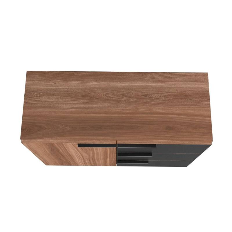Manhattan Comfort Beekman 35.43 Dresser with 2 Shelves