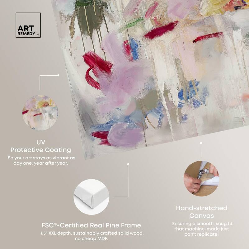 Lilac Haze Canvas by Art Remedy, Gallery Wrapped
