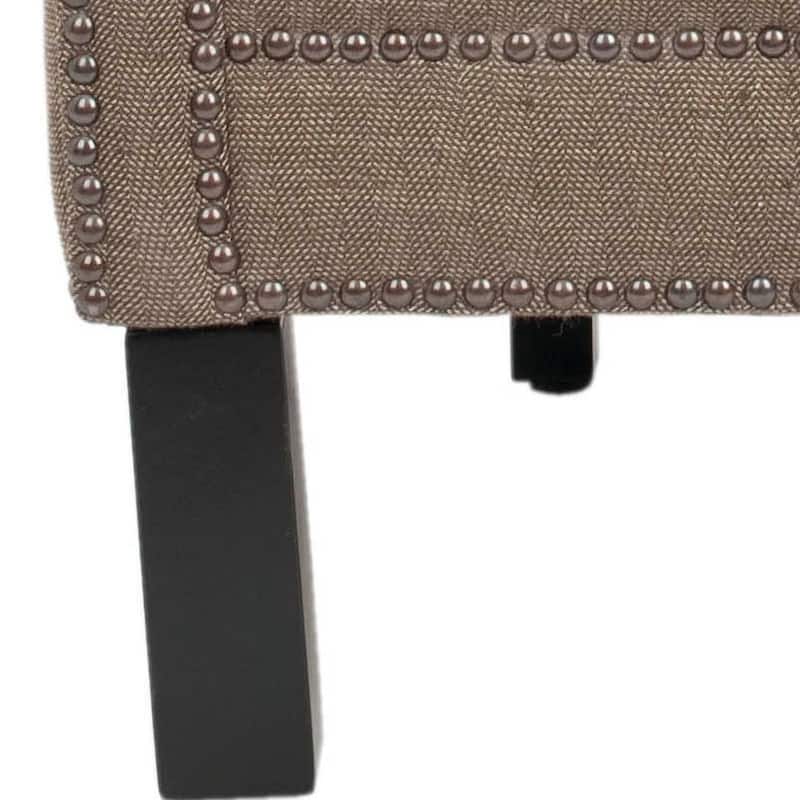 SAFAVIEH Corie Brown Club Chair - 26.6" x 28.9" x 29.3" - 27Wx29Dx29H