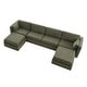 preview thumbnail 138 of 179, Mia Oversized Modular Sectional Fabric Sofa