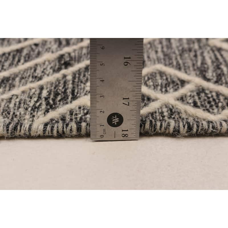 Marrakech Grey Kilim 5'1" x 8'0" - 5'1 x 8'0