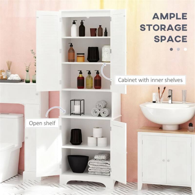 Space-Saving Design, Tall Narrow Bathroom Storage Cabinet