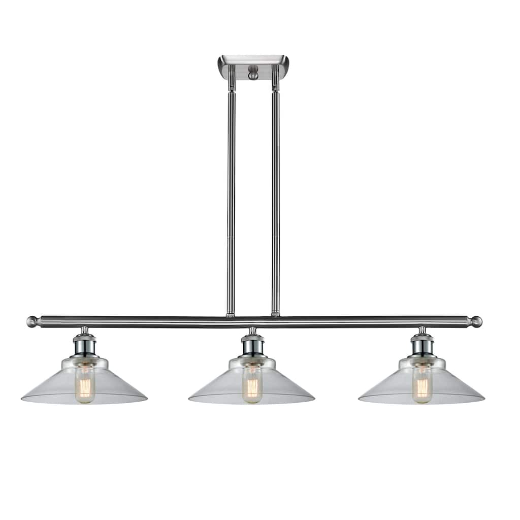 Innovations Lighting Disc 3 Light 36" Wide Linear Chandelier
