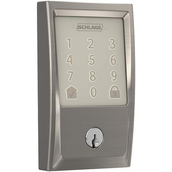 Schlage Encode WiFi Enabled Electronic Keypad Deadbolt with Century ...