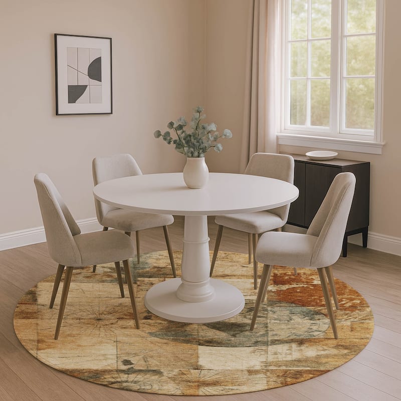 Premium Washable Super Soft Mayfield Rug - Beige - 8' x 8'