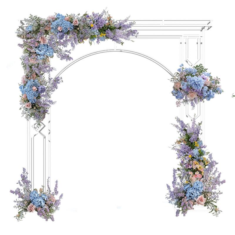 Outdoor Garden Victorian Trellis Iron Arbor Wedding Stand