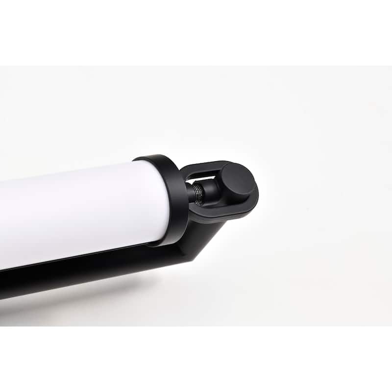 Edgeworth 16 Inch LED Vanity Matte Black Acrylic Lens