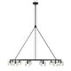 preview thumbnail 7 of 8, Aragon 12 Light Matte Black Chandelier