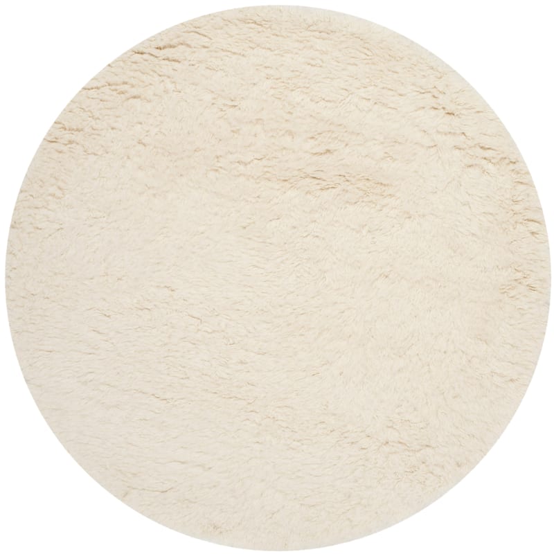 SAFAVIEH Handmade Flokati Jannine Shag Solid Wool Rug