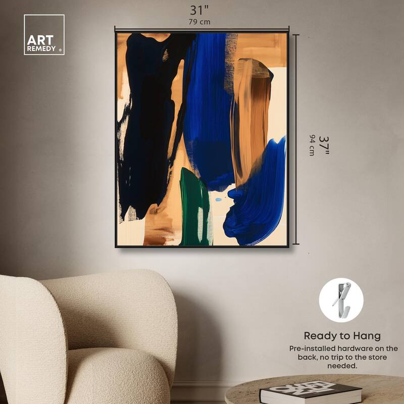 Ochre Odyssey Canvas by Art Remedy