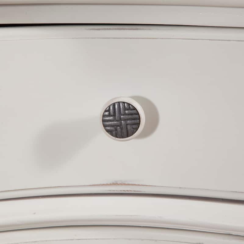 Roanoke 6-drawer Dove White Bureau