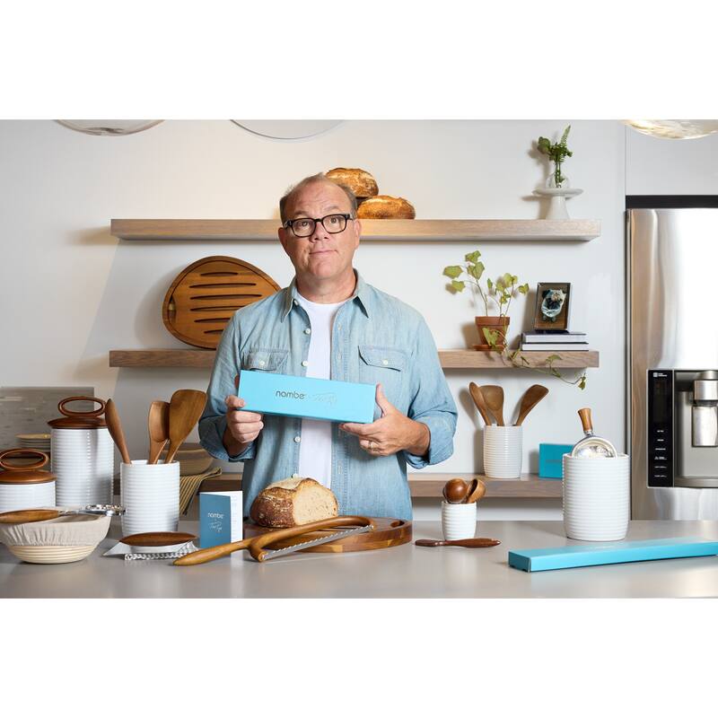 Nambe Breaking Bread Canister - Medium