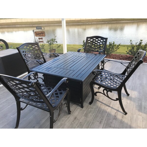 Shop Sarasota Aluminum Outdoor Chair By Christopher Knight Home Set Of 2 Overstock 8809450