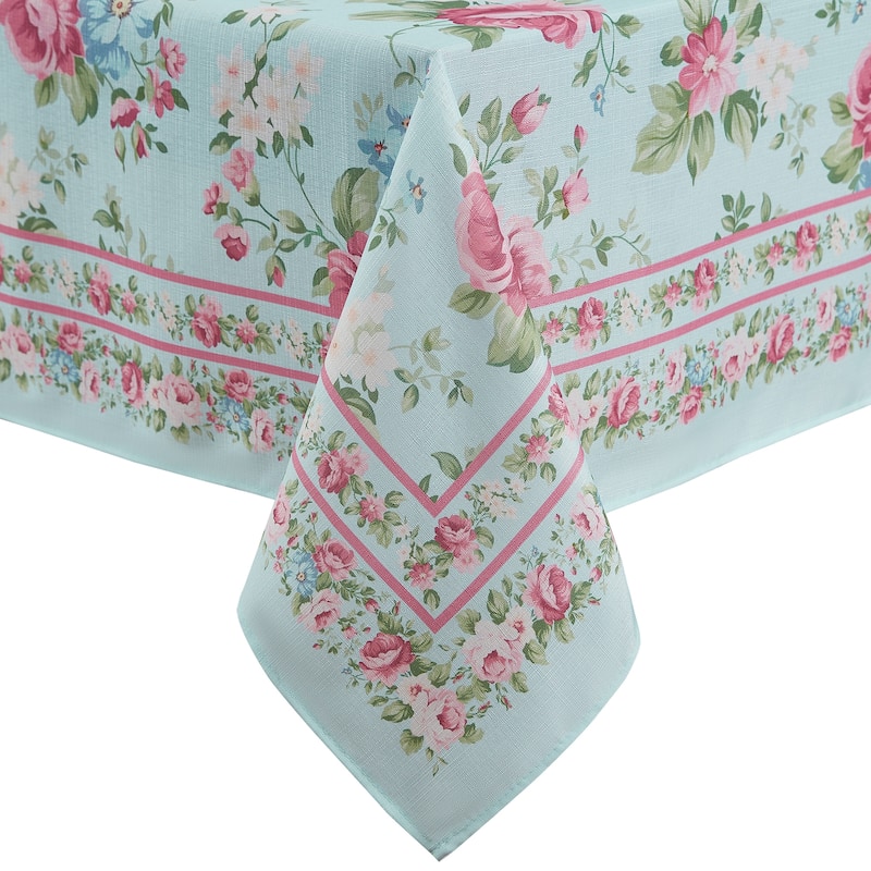Vintage Floral Garden Tablecloth - 52x70