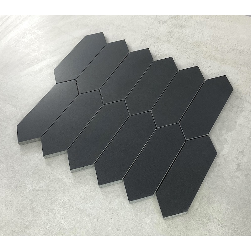 Basalt 2 X 6 Picket Marble Mosaic Wall And Floor Tile - Case (10 Sheets)