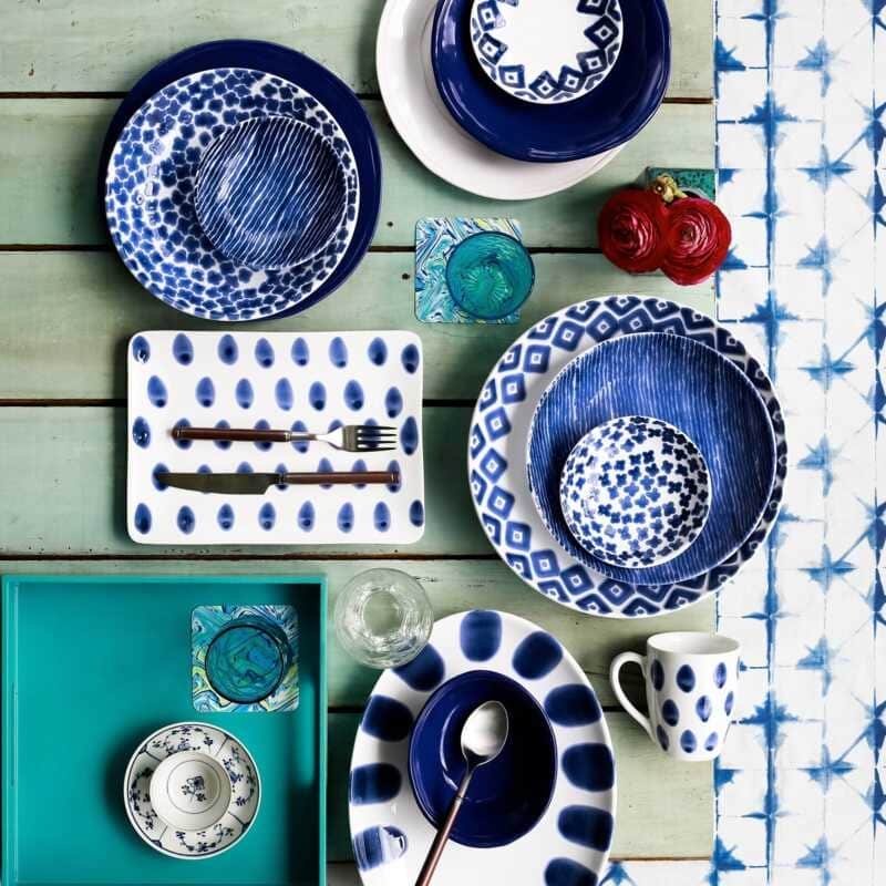 viva by VIETRI Santorini Flower Condiment Bowl