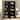 66.1in MDF 2-Piece Tall Display Cabinet with Curved Design, Open Storage Bookcase Set with 6 Shelves & Anti-Tip Device